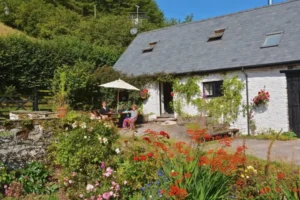 stay in a converted barn in the Brecon Beacons near the Good Day Out mini donkeys