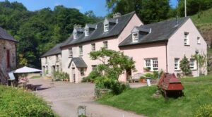 Priory Mill holiday cottage and camping for adults in Brecon