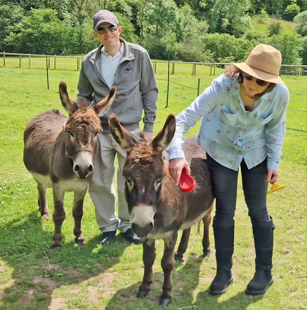 Spend a day with our pair of sweet mini donkeys. Learn about their welfare and have fun with them