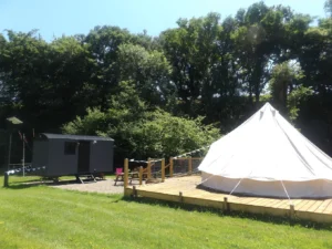 Camp cynrig glamping near Brecon