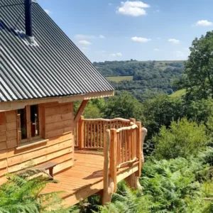 Hand-crafted tree house holiday accommodation in Wales